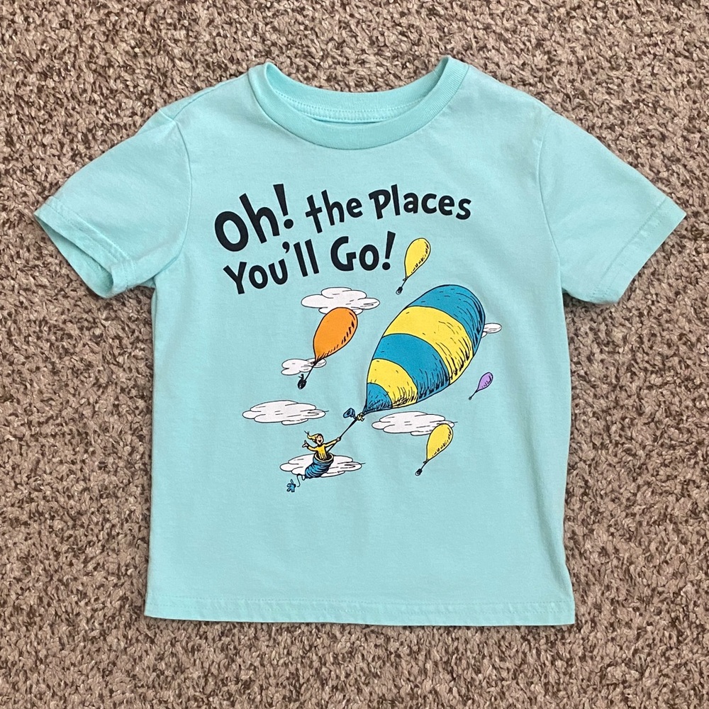 NWOT Dr. Seuss 'Oh! the Places You'll Go' Toddler Tee
